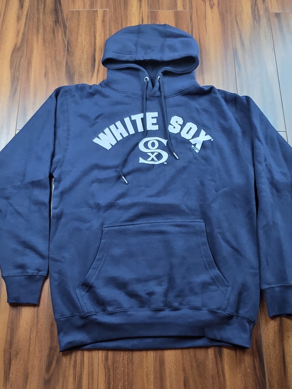 Chicago White Soxs Blue Sweatshirt Hoodie Fanatics 100% Cotton sz M